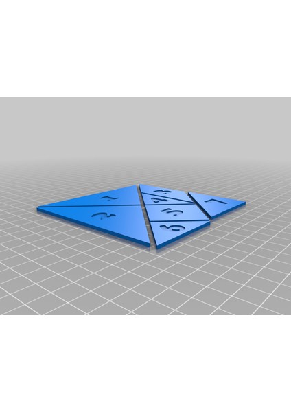 Sayılarla Tangram (Plastik Aparattır) 3D modelleri