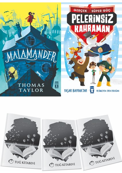 Malamander ve Pelerinsiz Kahraman Gerçek Süper Güç 1 + Hediyeli