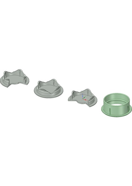 67MM Delik Için Çalışma Tezgahı/masa Kablosu Burç (Plastik Aparattır!!!) 3D modelleri