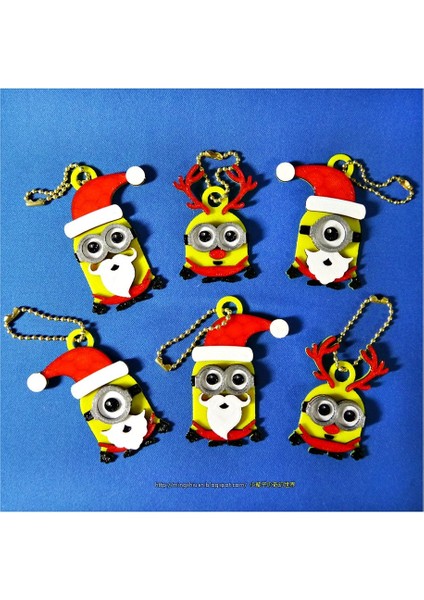 Minyonlar Keychain / Mıknatıslar -Kristmas Sevimli Versiyon (Plastik Aparattır!!!) 3D fiyatları