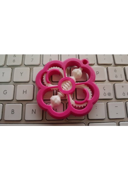 Dört Yapraklı Yonca, Solucan Dişli Anahtarlık (Plastik Aparattır!!!) 3D modelleri