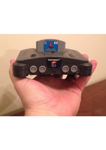 Π64 (Rpı3 ve 4 Için Mini N64 Kılıfı) (Plastik Aparattır!!!) 3D
