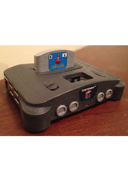 Π64 (Rpı3 ve 4 Için Mini N64 Kılıfı) (Plastik Aparattır!!!) 3D