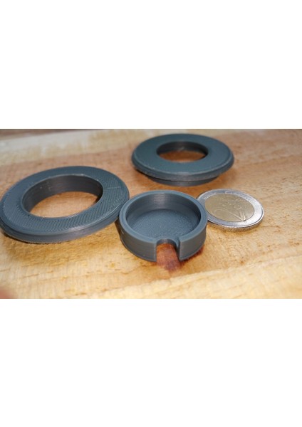 Parametrik Delik Grommet & Snap-In Flush Cover (Plastik Aparattır!!!) 3D