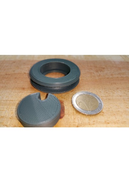 Parametrik Delik Grommet & Snap-In Flush Cover (Plastik Aparattır!!!) 3D