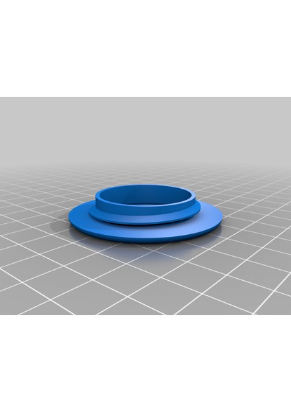 Parametrik Delik Grommet & Snap-In Flush Cover (Plastik Aparattır!!!) 3D