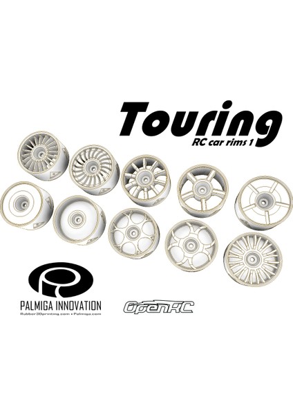 Touring Rc Araba Jantları 1 (Plastik Aparattır) 3D fiyatları