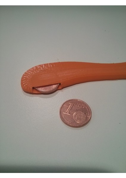 Madeni Para Ağırlıklı Üçlü Parlatılmış Bumerang (Plastik Aparattır!!!) 3D