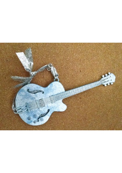 Yarı Içi Boş Vücut Gitar Süsü (Plastik Aparattır!!!) 3D