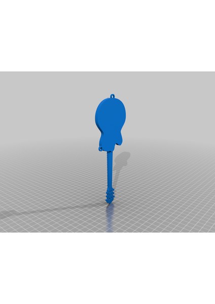 Yarı Içi Boş Vücut Gitar Süsü (Plastik Aparattır!!!) 3D modelleri