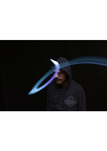 Basit LED Tek Boynuzlu Boynuz Boynuz (Plastik Aparattır!!!) 3D indirimleri