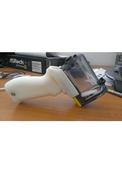 Sony Action Cam Cam Tabanca Kavrama Montajı (Plastik Aparattır!!!) 3D
