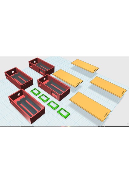 Master - Tamamen 3D Yazdırılabilir Çift 18650 Serisi/paralel Kutu Mod Vape (Plastik Aparattır!!!) 3D modelleri