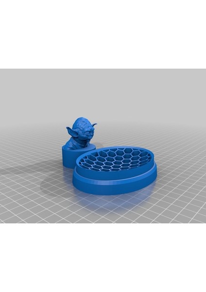 Yoda Büst Sabun Yemeği (Plastik Aparattır!!!) 3D