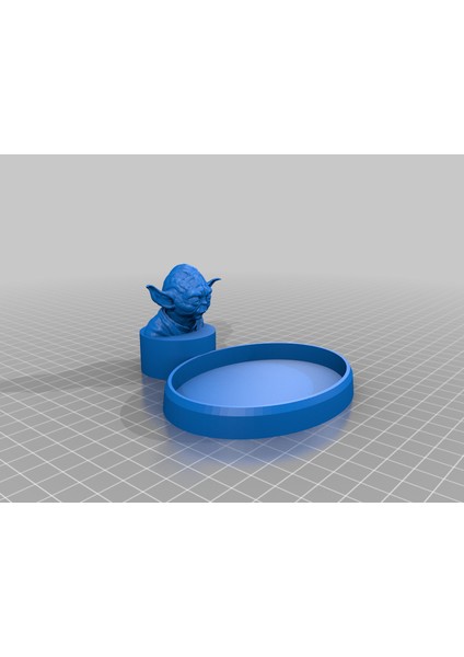 Yoda Büst Sabun Yemeği (Plastik Aparattır!!!) 3D modelleri