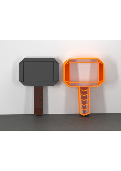 Thor Hammer - Kurabiye Kesici (Plastik Aparattır!!!) 3D fiyatları