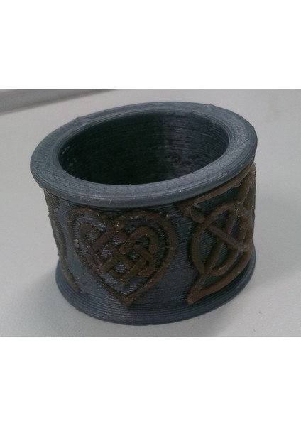 Celtic Düğüm Peçete Yüzüğü (Plastik Aparattır!!!) 3D fırsatları