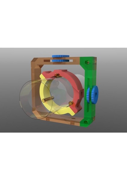 Co2 Lazer Gravor/kesici/cnc Makine Tüpü Montajı (Plastik Aparattır!!!) 3D
