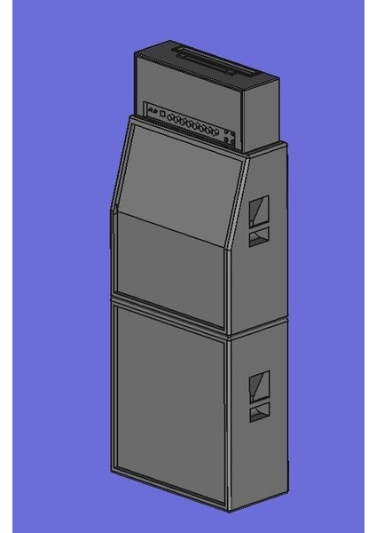 Marshall Full Stack 1:25 Ölçek (Plastik Aparattır!!!) 3D