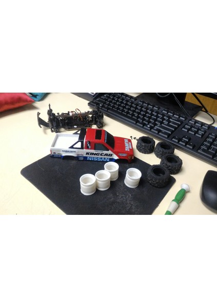 Tamiya Nissan King Cab 1:24 Wl-Toys A212 Için Ölçek Kiti (Plastik Aparattır!!!) 3D fırsatları