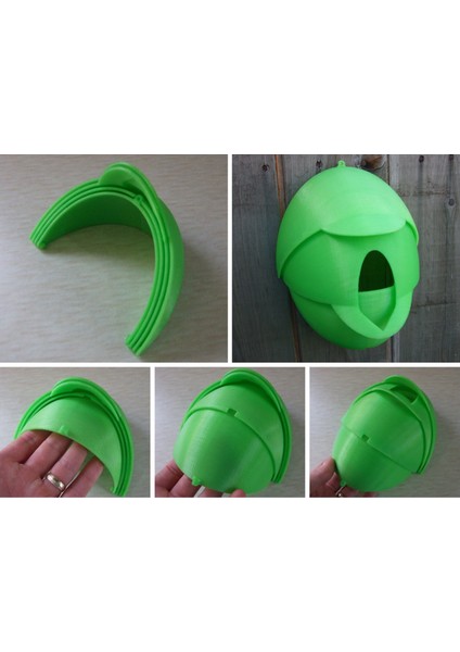 Iç Içe Geçmiş Kuş Evi (Plastik Aparattır!!!) 3D fiyatları