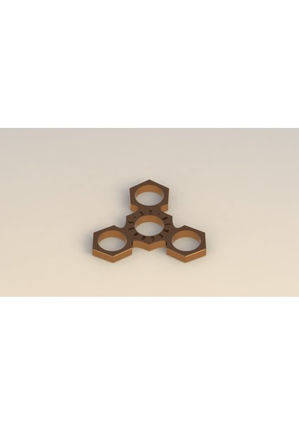 Bg.3d El Spinner / Edc Spinner / Fidget Oyuncak Mk. Iıı - Ninja Yıldızı (Plastik Aparattır!!!) 3D fırsatları
