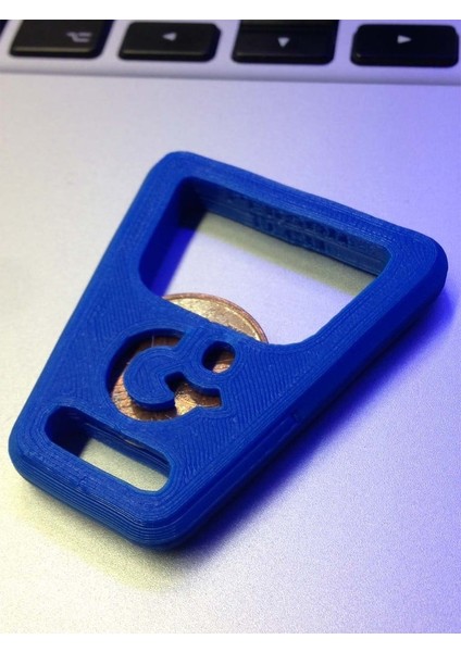 Madeni Para Açıcı 5 Cent (Euro) (Plastik Aparattır!!!) 3D