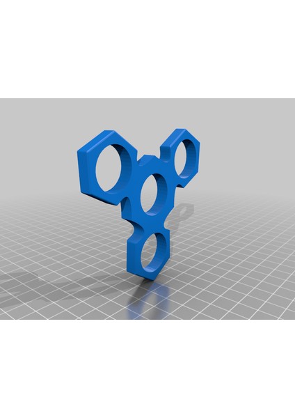 Bg.3d El Spinner / Edc Spinner / Fidget Oyuncak Mk. Iıı - Ninja Yıldızı (Plastik Aparattır!!!) 3D indirimleri