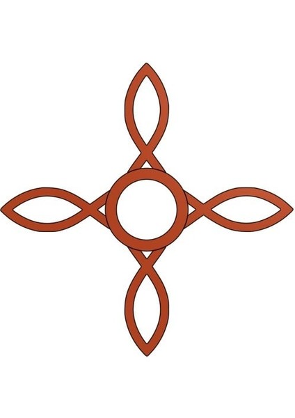 Ichthys Christian Fish Fidget Spinner (Plastik Aparattır!!!) 3D