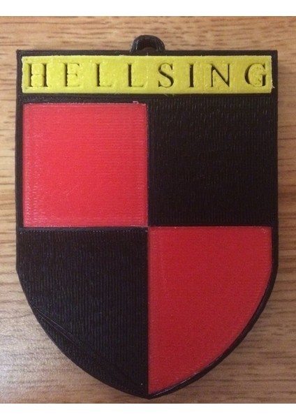 Hellsing Amblem Anahtarlık (Plastik Aparattır!!!) 3D