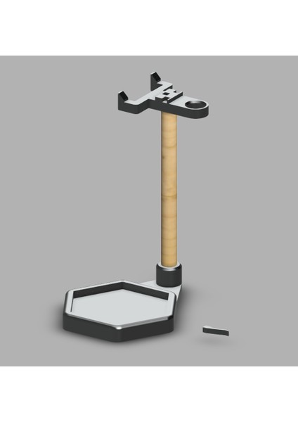 Aeropress Aksesuar Caddy (Plastik Aparattır!!!) 3D