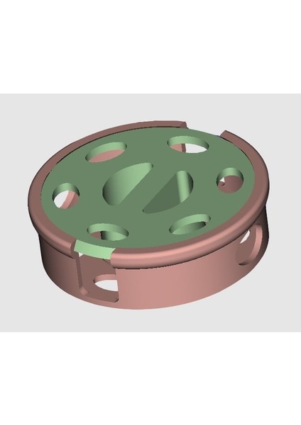 Baykuş - Kablo Makarası (Plastik Aparattır!!!) 3D
