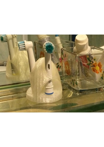 Yine Başka Bir Oral-B Fırça Tutucu (Plastik Aparattır!!!) 3D indirimleri