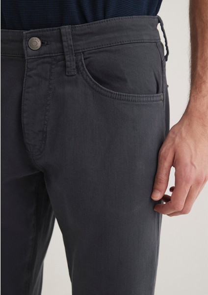 Marcus Mavi Yıkamalı Comfort Gabardin Pantolon 0035132609