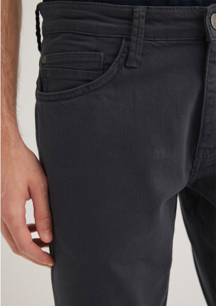 Marcus Mavi Yıkamalı Comfort Gabardin Pantolon 0035132609