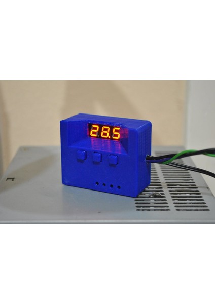 W1209 Dijital Termostat Muhafaza (Plastik Aparattır!!!) 3D