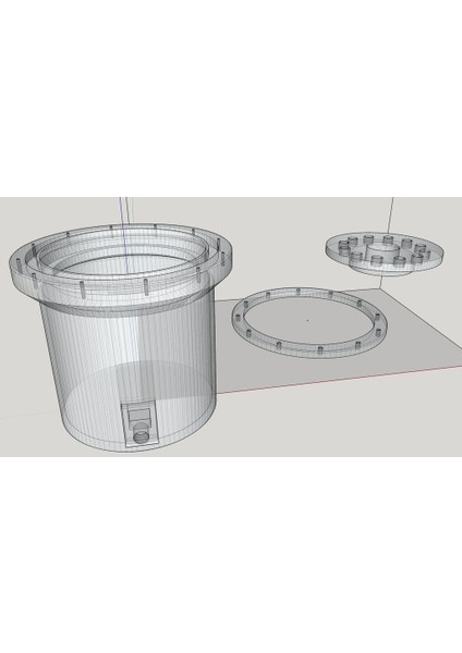 Allsky Kamera (Astronomi) (Sadece Plastik Aparattır!!!) 3D