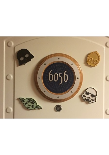 Star Wars Disney Cruise Mıknatıslar (Sadece Plastik Aparattır!!!) 3D