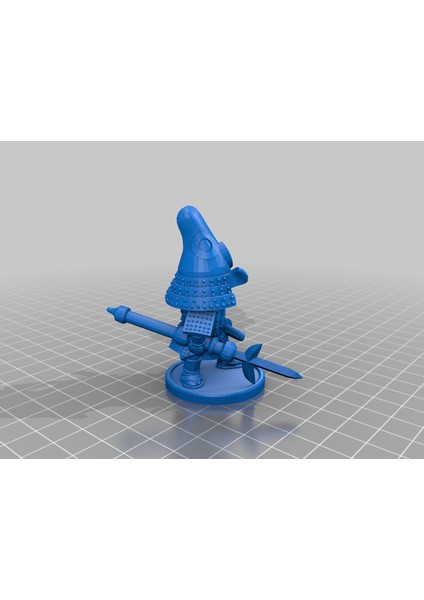 Mızraklı Samuray (Plastik Aparattır!!!) 3D indirimleri