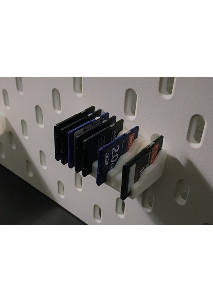 Ikea Skadis - Sd ve Microsd Kart Sahibi (Sadece Plastik Aparattır!!!) 3D fırsatları