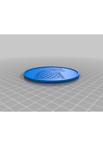 Game Of Thrones Temalı Bardak Altlıkları (Sadece Plastik Aparattır!!!) 3D modelleri