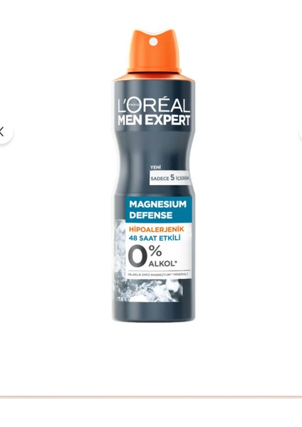 Men Expert Magnesıum Defense Hıpoalerjenik 48 Saat Etkili Deodorant 150 ml