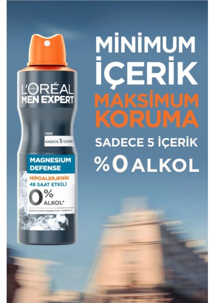 Men Expert Magnesıum Defense Hıpoalerjenik 48 Saat Etkili Deodorant 150 ml