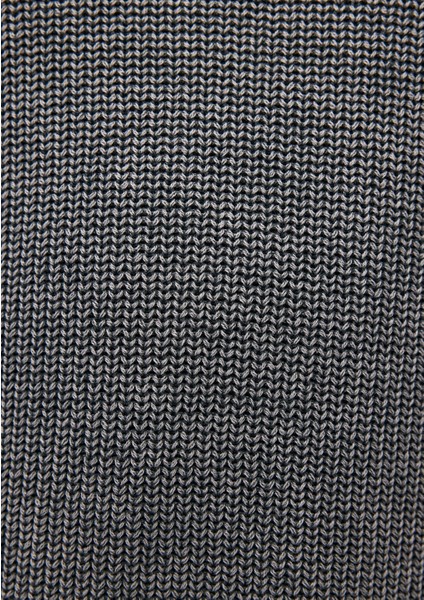 Bisiklet Yaka Gri Kazak 070767-34314