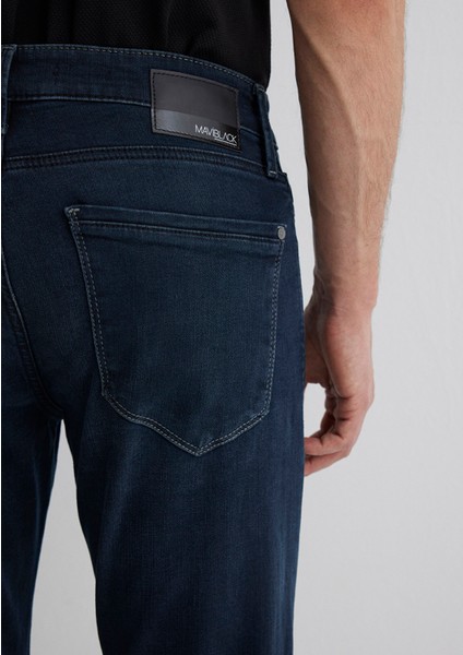 Hunter Mavi Black Gölgeli Mürekkep Mavi Jean Pantolon 0020231891