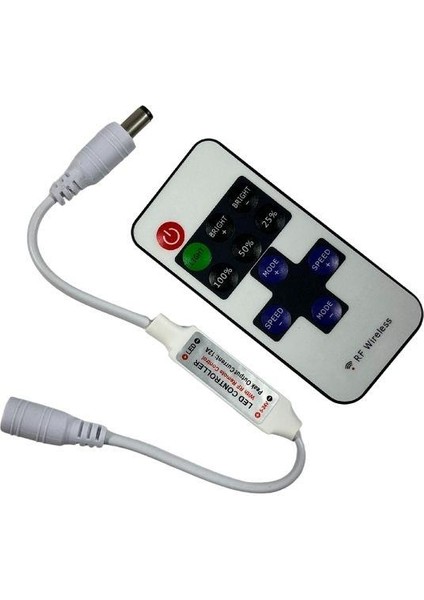 Rf Uzaktan Kumandalı Şerit LED Dimmer LED Işık Kontrolü 12V/24V