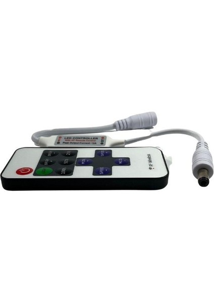 Rf Uzaktan Kumandalı Şerit LED Dimmer LED Işık Kontrolü 12V/24V