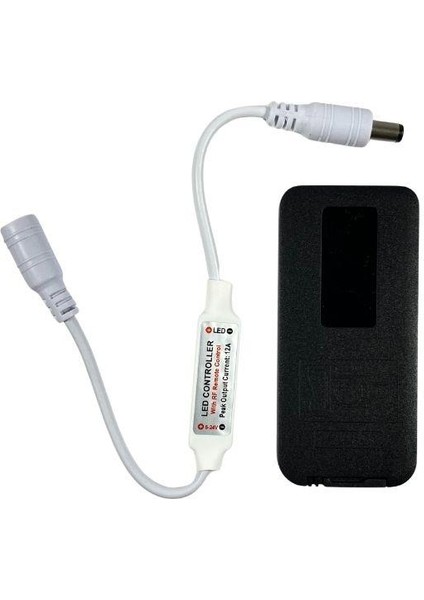 Rf Uzaktan Kumandalı Şerit LED Dimmer LED Işık Kontrolü 12V/24V