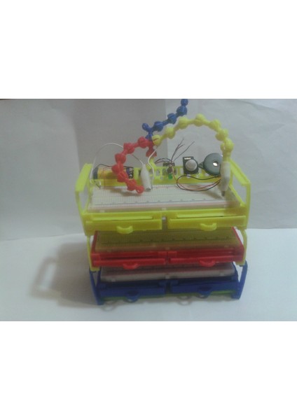 Ee Elektrik Breadboard Dolabı Istiflenebilir Kılıf - Parçalar - Güncellenmiş Kontrol Paneli ve Kabine Duvar Desteği (Plastik Aparattır!!!) 3D fiyatları