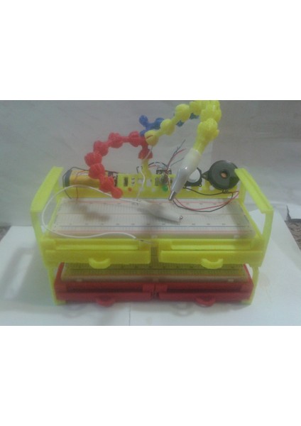 Ee Elektrik Breadboard Dolabı Istiflenebilir Kılıf - Parçalar - Güncellenmiş Kontrol Paneli ve Kabine Duvar Desteği (Plastik Aparattır!!!) 3D modelleri